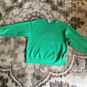 Jerzees sweater in green size large